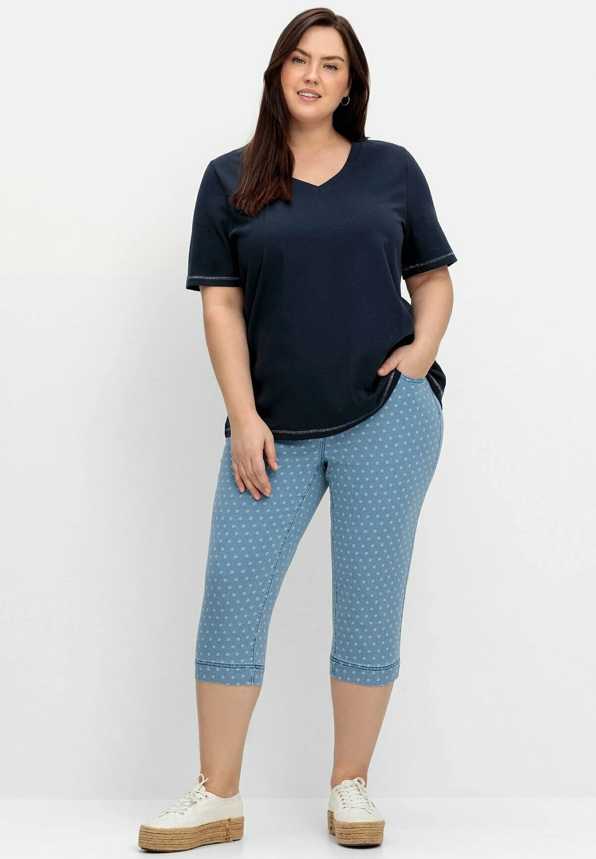 Sheego Camiseta Estampada - Nachtblau 2 Sheego Camiseta Estampada - Nachtblau - Imagen 2