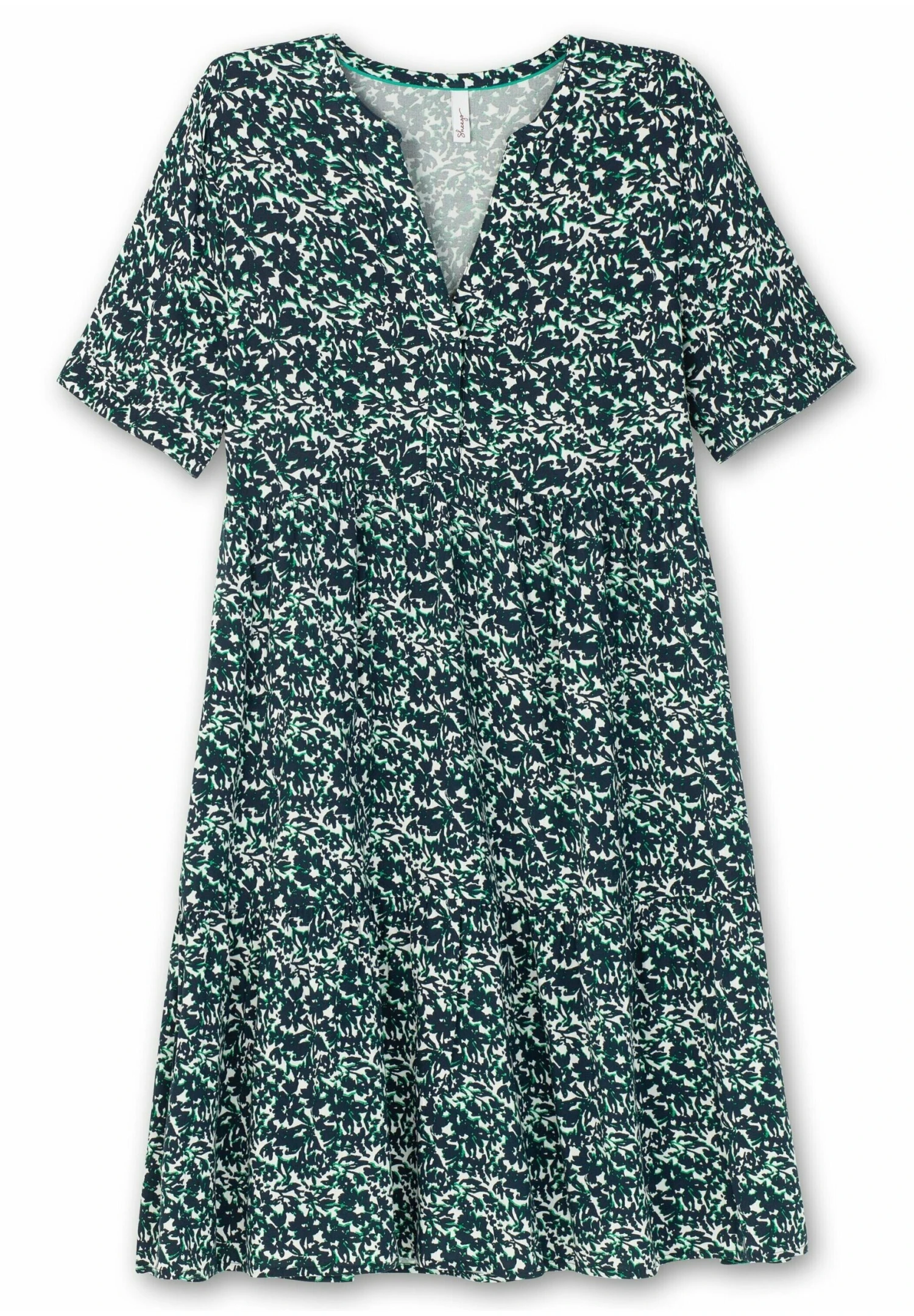 Sheego Vestido Informal - Offwhite Gemustert 6 Sheego Vestido Informal - Offwhite Gemustert - Imagen 6