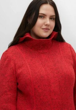 Sheego Chaqueta Fina - Mohnrot Meliert -Sheego Ventas ffb02e13357b410c9a0594b2c7c457fe